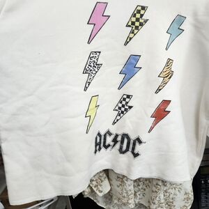 AC/DC Kids Graphic Tee - White